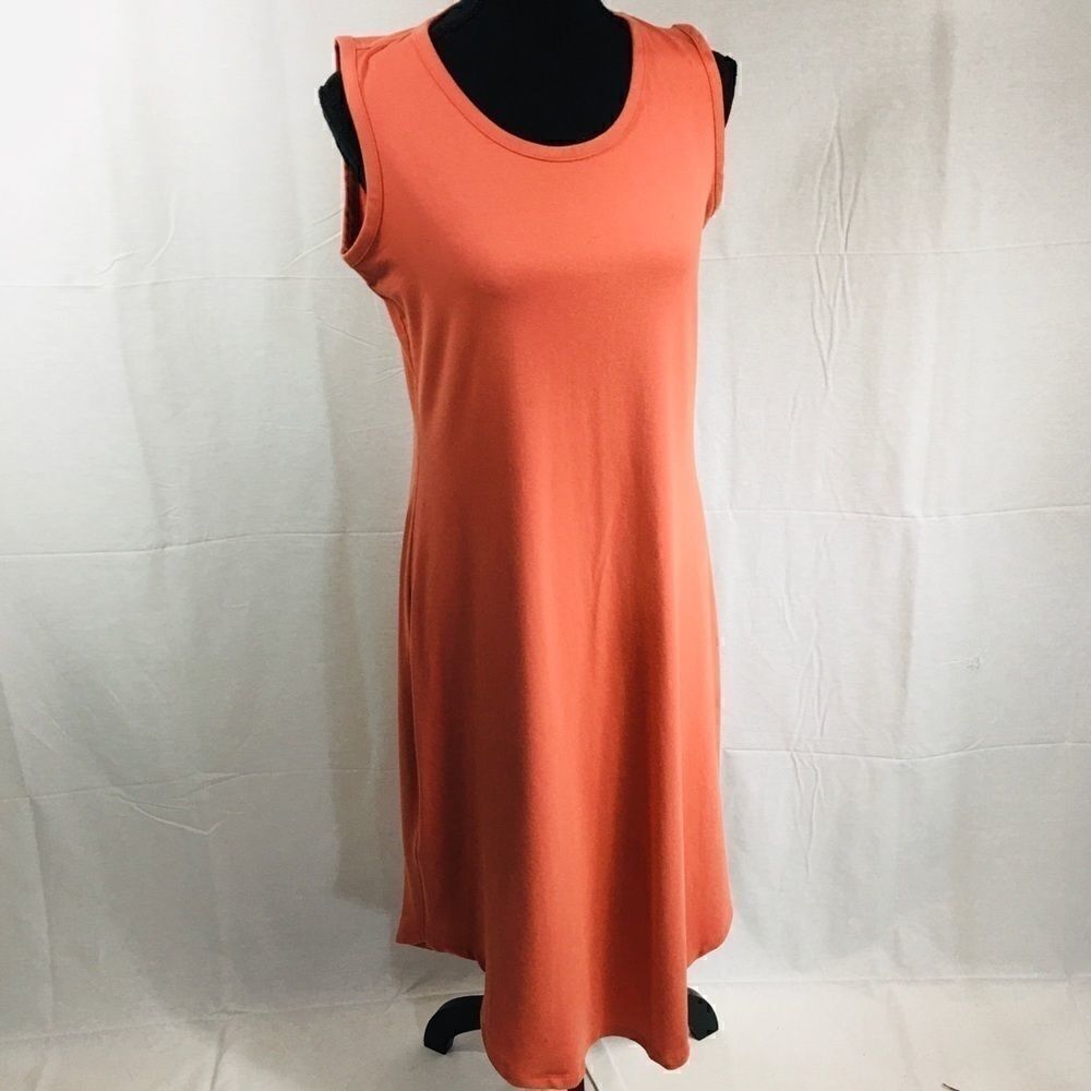 NWOT d & co. Coral sleeveless dress XS easy care